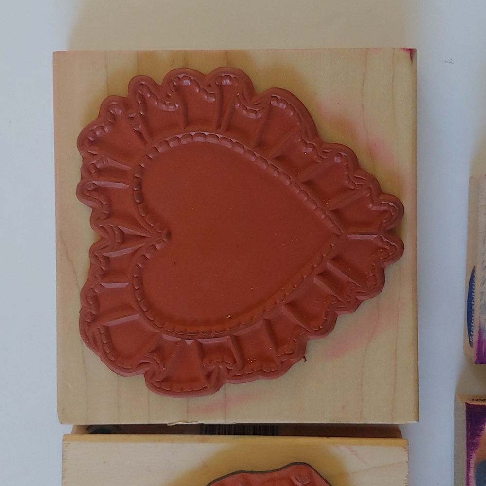 Mixed Lot of 7 Rubber Stamps for Crafting - Picture 9 of 11
